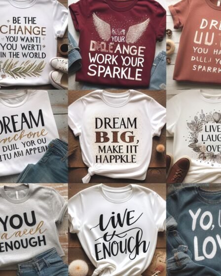 inspiring quote t-shirts