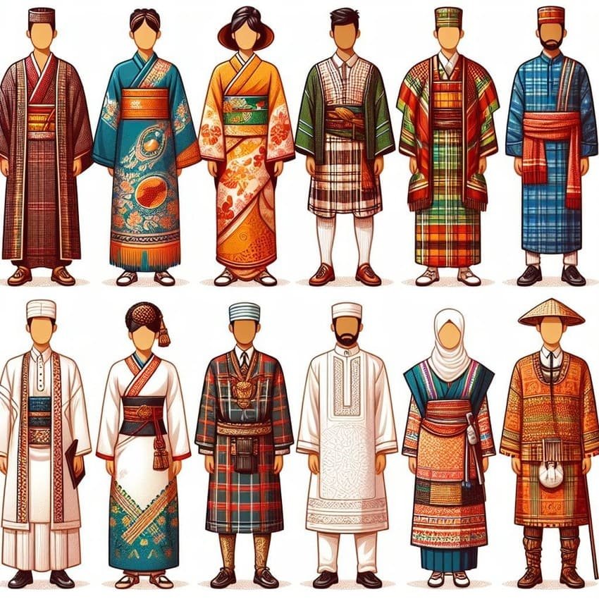 traditional attires in the world